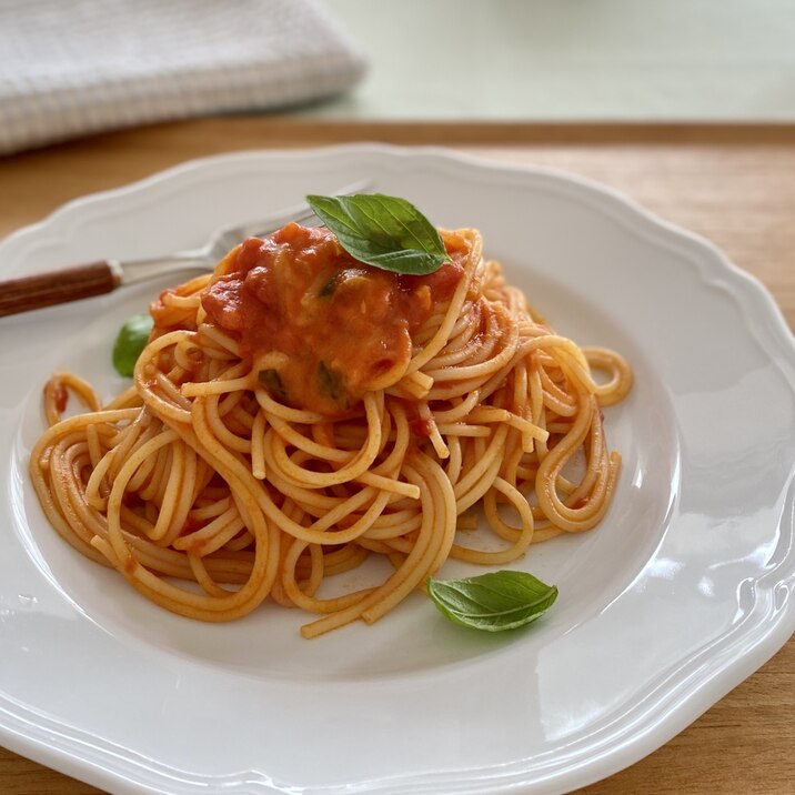 トマトとモッツァレラのマルゲリータスパゲティ